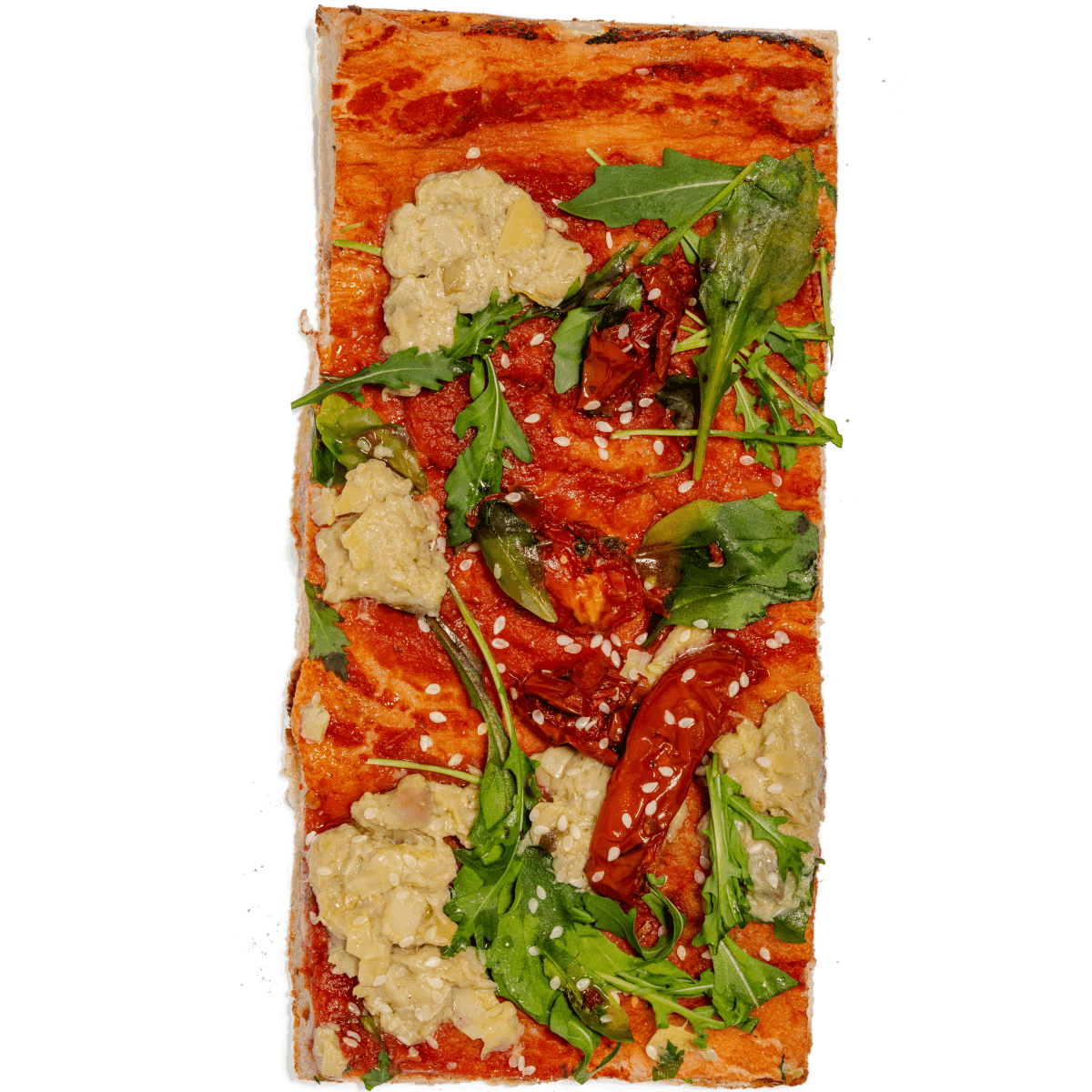 Pizzastück mit Artischocke