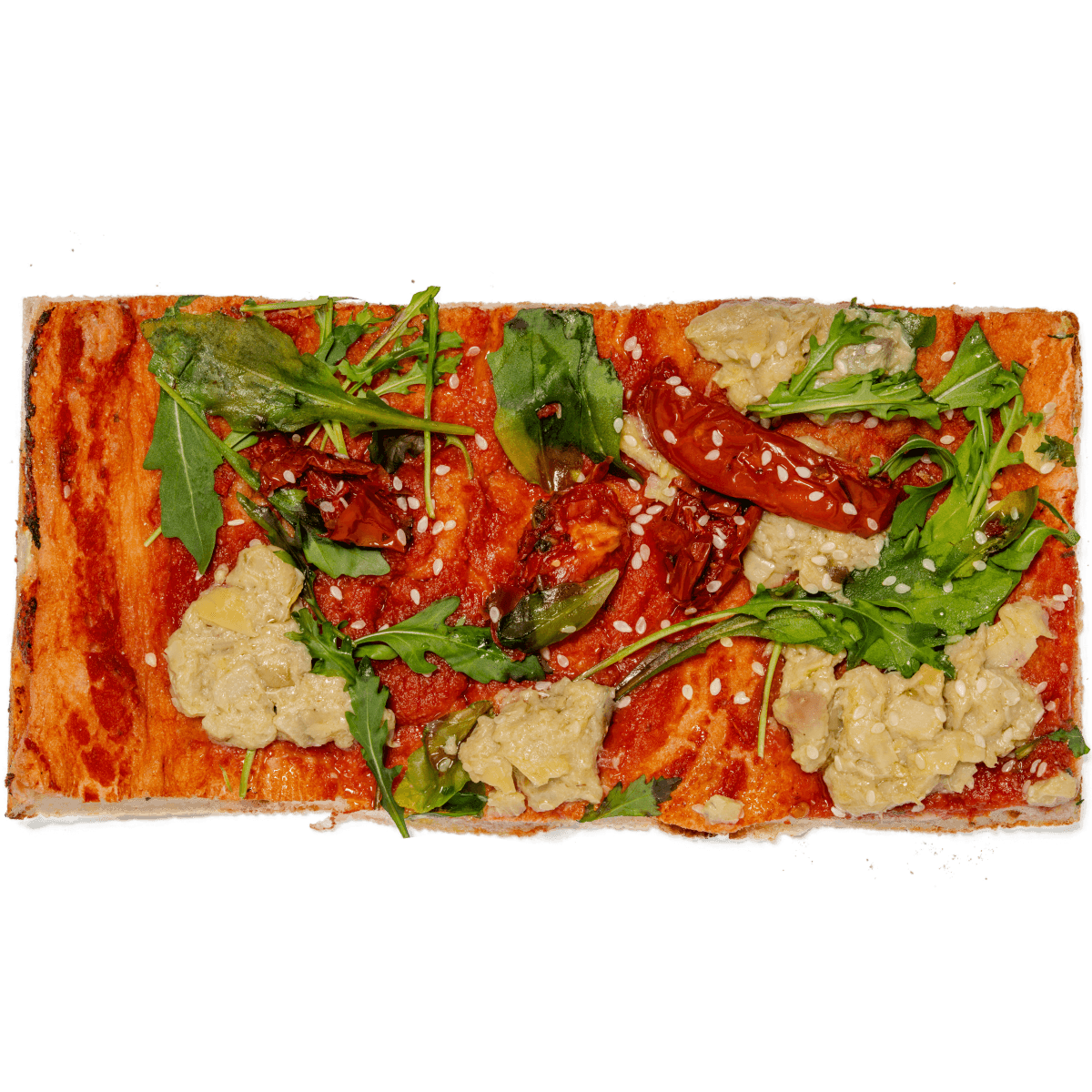 Pizzastück mit Artischocke